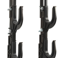 Allen 17450 Gun/Accessory Rack Black Plastic Holds 2