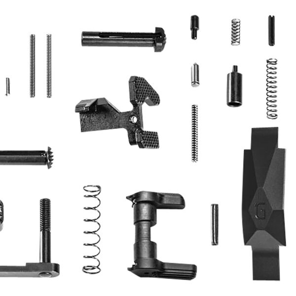 Geissele Automatics  Ultra Duty Lower Parts Kit Black, Ambi Safety, Oversized Bolt Release/Catch for AR-15