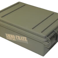MTM AMMO CRATE 17.2 X10.7 X 5.5" ARMY GREEN HOLDS ONE FLAT OF SHOTSHELLS ACR4 (4 PER CASE )