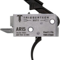 TriggerTech AH0TDB33NNC Duty Curved Trigger Two-Stage 3.50 lbs Draw Weight Fits AR-15