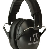 Walker's GWPYWFM2BLK Folding Muff 23 dB Over the Head Black Polymer Fits Youth/Women