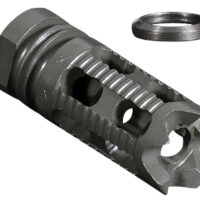 Yankee Hill 285M1 Phantom Comp/Brake with Aggressive End, 1/2"-28 tpi Threads 2.25" OAL for 5.56mm