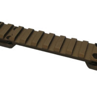 Talley PL0SB735 Picatinny Rail Smoked Bronze Cerakote 0.425" Front/0.500" Rear Fits X-Bolt Long Action 0 MOA