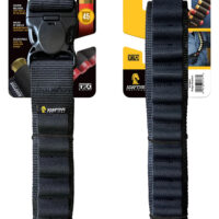 ADAPTIVE TACTICAL AT06401 Shotgun Bandolier 45rd Black Nylon Reinforced, Non-Slip Elastic Loops Fully Adj. Fit