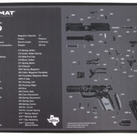 TekMat TEKR17FN509 FN 509 Cleaning Mat Black/Gray Rubber 11"x17" FN 509 Parts Diagram