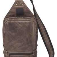 Gun Tote'n Mamas/Kingport GTMCZY108 Sling Backpack Brown Leather Includes Standard Holster