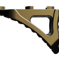 Rise Armament RA030SB Micro Hand Stop Skeletonized Spartan Bronze Aluminum for M-LOK Handgaurd