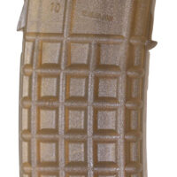 Steyr Arms 1200050510 OEM Replacement Magazine 42rd Detachable w/ Black Floor Plate 5.56x45mm Fits Steyr Arms AUG Clear Black Polymer