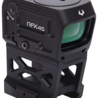 Viridian 9810052 RFX45 Pro Black Anodized 1 x 24 mm x 15.5 mm 5 MOA Green Dot ACRO/RMR/Glock MOS/Picatinny Mounts