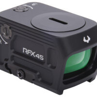 Viridian 9810058 RFX45 Black Anodized 1 x 24 mm x 15.5 mm 5 MOA Green Dot ACRO/Docter