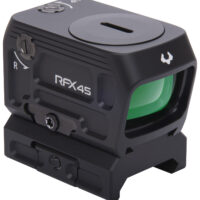 Viridian 9810059 RFX45 Black Anodized 1 x 24 mm x 15.5 mm 5 MOA Green Dot ACRO/Picatinny Low Mount
