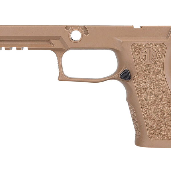 Sig Sauer GRIPMODXF943SMCOY P320 Grip Module X-Series (Small Size Module), 9mm Luger/40 S&W/357 Sig, Coyote Polymer, Fits Full Size Sig P320 (4.70")