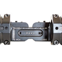 MasterPiece Arms BAMOUNT341125 MPA BA Bolt Action Mount Black