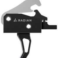 Radian Weapons ACC001 Vertex Single-Stage, Curved Face, 3.50-4 lbs, Black, Fits AR-Platform