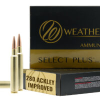 Weatherby F280A150SCO Select Plus 280Ackley Improved 150gr Swift Scirocco 20 Per Box/10 Case