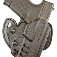 DeSantis Gunhide 042KAB2Z0 Facilitator OWB Black Kydex Belt Slide Fits Glock 17/17 Gen5/22/31/47 Right Hand