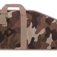 Bulldog BD49943TBC Pit Bull 43" Throwback Camo Floatable Water Resistant Nylon, Tricot Lining, 3 Velcro Exterior Magazine Pouches, Soft Padding
