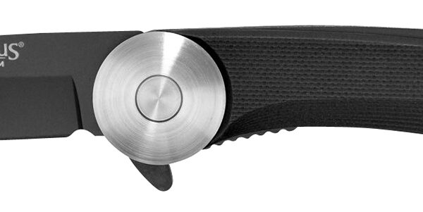 Camillus 19640 Cirque  2.75" Folding Drop Point Plain Black AUS-8 Carbonitride Titanium Blade, Black G10 Handle