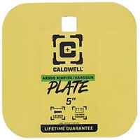 Caldwell 4002311 5" Rimfire/Handgun Yellow AR500 Steel Gong 1/4" Thick