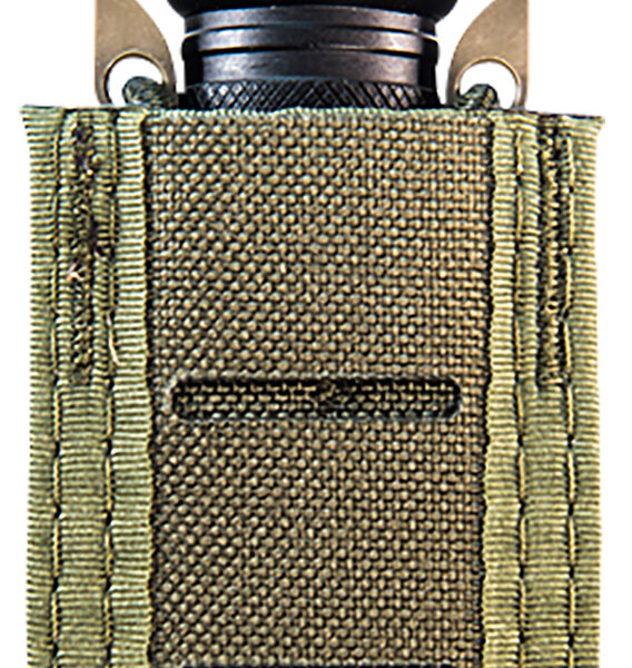High Speed Gear 41PT00OD TACO Duty Single Pistol Mag, OD Green Nylon with MOLLE Exterior, Fits MOLLE & 2" Belt