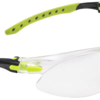 Allen 4140 Keen Safety Glasses Youth Clear Lens Lime Green Frame