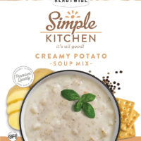 ReadyWise RWSK05066 Simple Kitchen Creamy Potato Soup 8 Servings Per Pouch, 6 Per Case