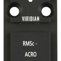 Viridian 9820031 RFX 44 Shield RMSc Mounting Adapter Black Anodized