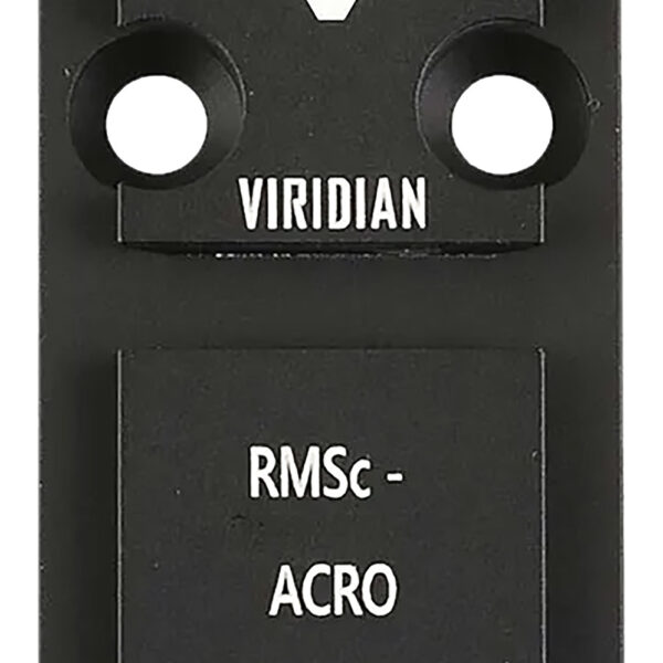 Viridian 9820031 RFX 44 Shield RMSc Mounting Adapter  Black Anodized