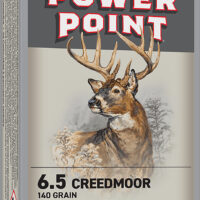 Winchester Ammo X652 Power-Point 6.5Creedmoor 140gr 20 Per Box/10 Case