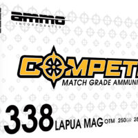 Ammo Inc 338LM250BTHPA20 Compete 338LapuaMag 250gr Open Tip Match 20 Per Box/10 Case