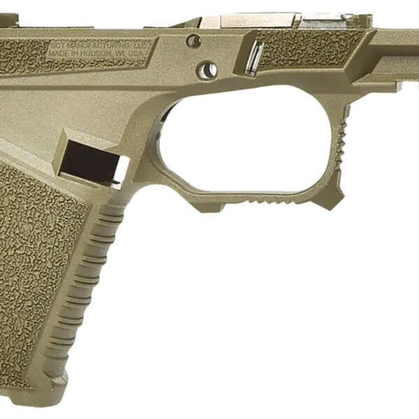 Sct Manufacturing 0225000100IB Compact  Compatible w/ Gen3 19/23/32 OD Green Polymer Frame Aggressive Texture Grip Includes Locking Block
