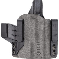 Safariland INCOG0835A0CX261 Incog X IWB Gray Cordura Fits Glock 17/19, Belt Clip Mount, Right Hand