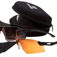 Pyramex VGSB88KIT Drop Zone Glasses Kit Multi Lens Anti-Fog Black Frame