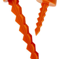 Targettack Llc Targettack Orange Polycarbonate Plastic 1"/3" For Paper/Vinyl Targets 12 Pack *Variety