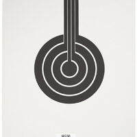 Sig Sauer SCT350 T300 Replacement Target Bullseye Hanging Black/White