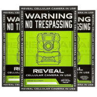 Tactacam/reveal S1 No Trespassing Sign Durable Plastic