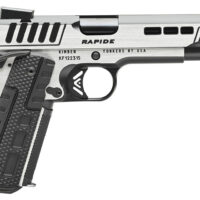 Kimber Mfg.,inc 3000425 Rapide Scorpius 45ACP 8+1 5" Black KimPro II w/ Brush Polished Flats Stainless Steel Slide G10 Grip