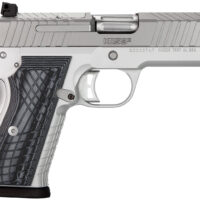 Kimber Mfg.,inc 3100013 KDS9C 9mm 10+1 4.09" KimPro Silver Front and Rear Serrations Stainless Steel Slide Gray and Black G10 Crosshatch Grip