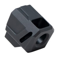 Faxon Firearms FFPACOMPSSMP01 EXOS-524 Compensator for M&P Shield/Shield Plus Anodized Aluminum 1/2"x28 Threads 1.10" OAL 9mm