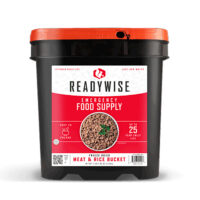 Wise Foods RW07704 Meat/Rice Bucket Freeze Dried Meals 88 Servings