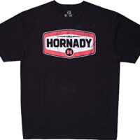 Hornady 99607M Hornady T-Shirt Black Cotton Short Sleeve Medium