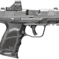 HK 81001132 CC9 9mm Luger 10+1 3.32" Black Polygonal Rifled Barrel, Optic Ready RMSc/407k Footprint/Serrated Steel Slide, Polymer Frame w/Picatinny Rail, Black Interchangeable Backstrap Grip