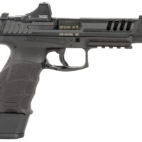 HK 81001159 VP9L SCS 9mm Luger 15+1 5" Black Polygonal Rifled Barrel, Long/Lightening Cuts/Optic Cut SCS Steel Slide, Polymer Frame w/Picatinny Rail, Black Interchangeable Backstrap Grip