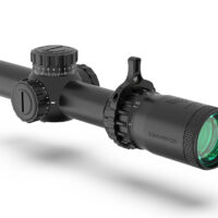 Swampfox Optics THK14241GF Tomahawk II Black 1-4x 24mm 30mm Tube Bright Fiber Optic Green Reticle
