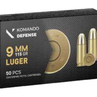 Dickinson LLC BRASS9mm Luger115gr Full Metal Jacket 50 Per Box/20 Case
