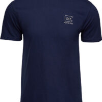 Glock AP96195 Glock Strong Tee Navy Ringspun Cotton Short Sleeve Large