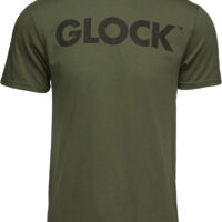 Glock AP96164 Caliber Tee Military Green Ringspun Cotton Short Sleeve 3XL