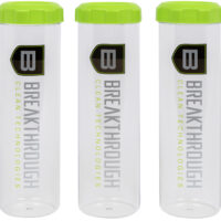 Breakthrough Clean BTSCT3PK Suppressor Tubes Clear/Green 3 Pack