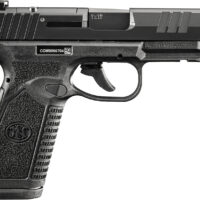 FN 66101763Micro-Compact Frame 9mm Luger 10+1 3.80" Black Target Crown Steel Barrel, Black PVD Optic Cut/Serrated Stainless Steel Slide & Polymer Frame w/Picatinny Rail Interchangeable Backstrap Grip