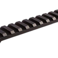 Talley PL0258160 Black Anodized Aluminum Picatinny Rail Mount Long Action